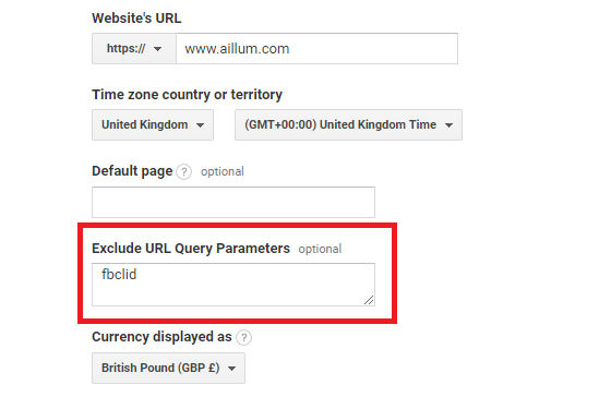 Exclude Query Parameter