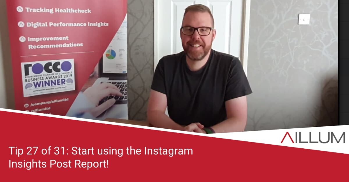 Instagram Insights Post report
