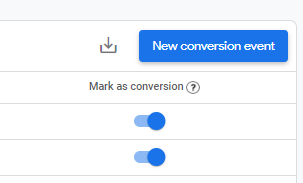 GA4 Conversion Event Switch