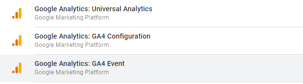 GA4 Events in Google Tag Manager