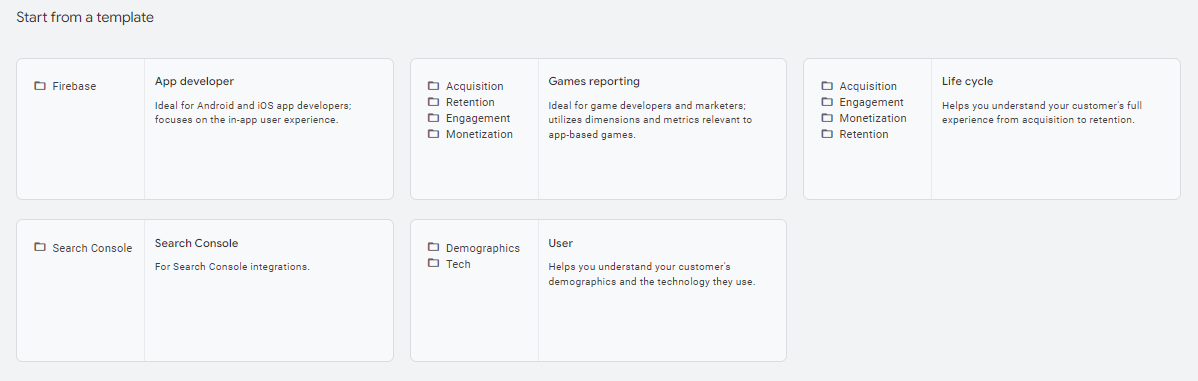 Report Template Options