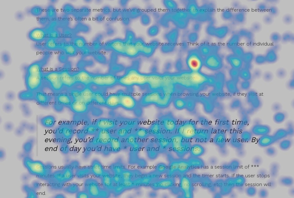 Heat Map Movement Mapping